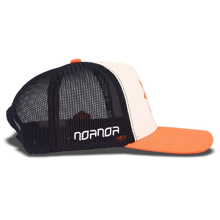 Orange Version Star Embroidery Trucker Cap